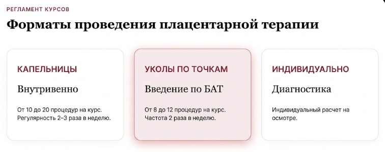 Как строится курс: частота и количество процедур